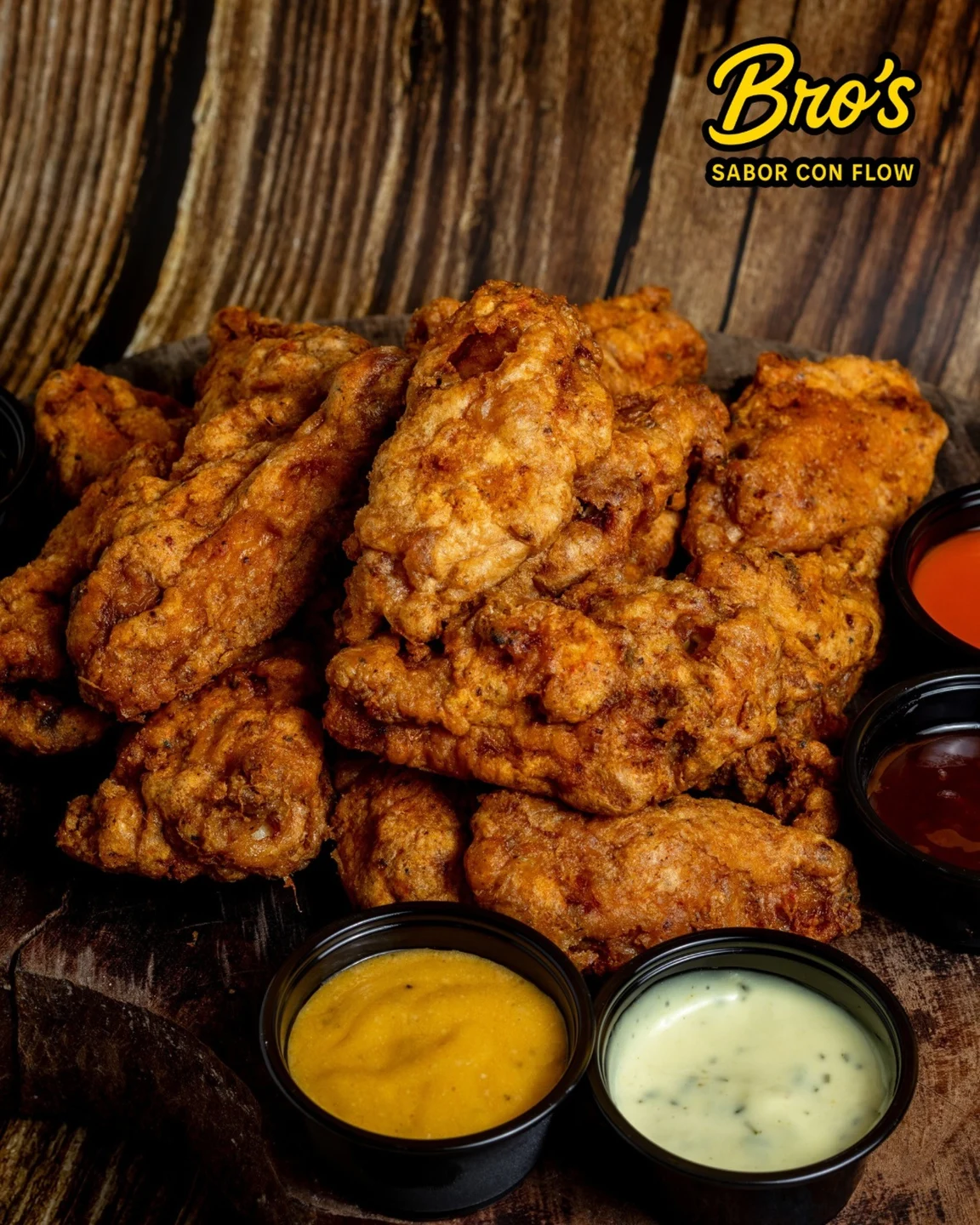 Wings de Bro’s con salsas
